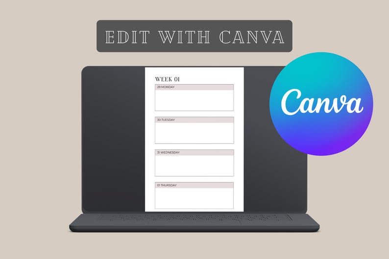 2026 Planner Bundle | Editable in Canva | Digital & Printable Planner ...