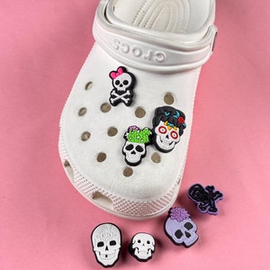 Halloween Themed Crocs Charm | Zombie Skull Charms  | Spooky Gift for Kids | Halloween Crocs Accessories | Jibbitz for Crocs | Scary Charms