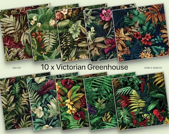 10 X Victorian Greenhouse