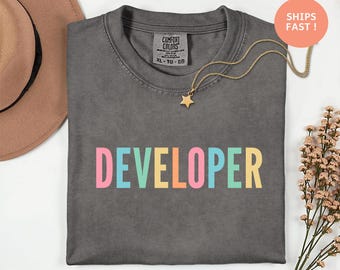 Koszulka programisty - programista stron internetowych, inżynier IT, zespół programistów