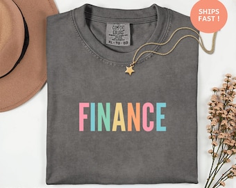 Chemise finance - T-shirts du département des finances, t-shirt d'analyste financier, chemise de l'équipe des finances