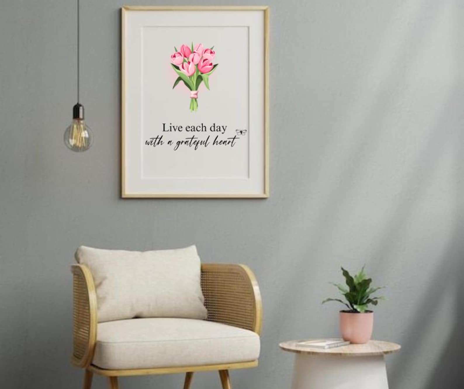Inspirational Wall Art for Women Quotes About Life Gallery Wall Floral ...