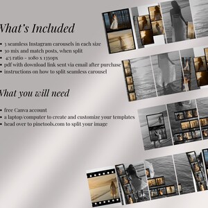 Instagram Seamless Carousel Template for Photographers, Social Media ...