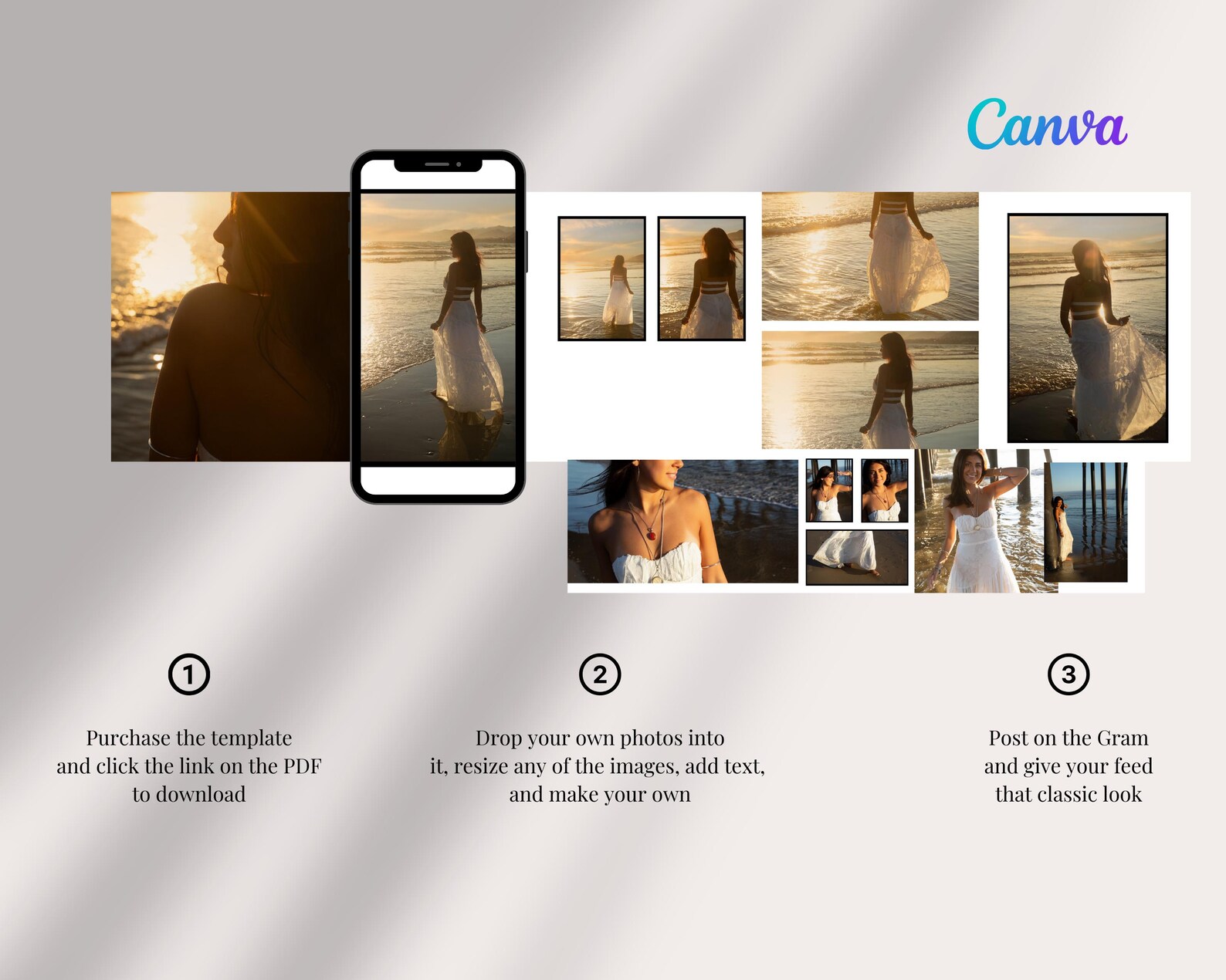 Instagram Seamless Carousel Template for Photographers, Social Media ...