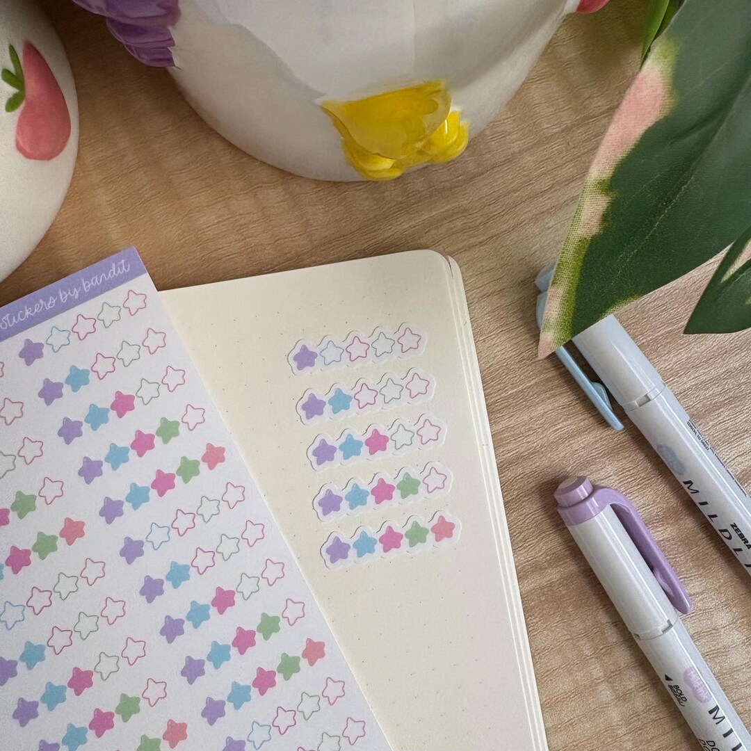 Postrating Sticker Star Rating Sticker Sheet – Rating Tracker Stickers Vinyl (matte) - Etsy