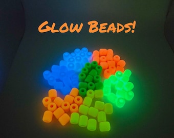 Glow in the Dark Cylinder Beads – Paracord Lanyard Jewelry, DIY Craft