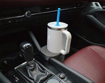 Mazda Mazda3 Water Bottle Holder: Stanley/Hydroflask/Owala Compatible | Fits Gen 4 2019-2026 Hatch & Sedan