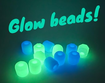 Glow in the Dark Beads: Lanyard, Paracord, Jewelry