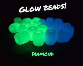 Diamond Pattern Glow Beads: DIY Jewelry, Lanyards