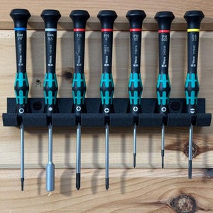 Wera Krafform Micro Screwdriver Wall Rack *perfect* Friction Fit ...