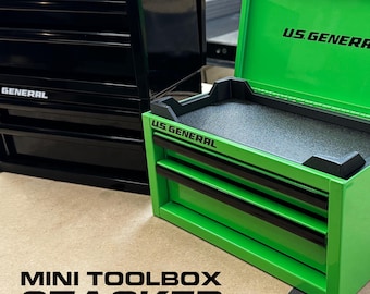 US General Mini Toolbox STACKER - Strong, Single Piece Adaptor