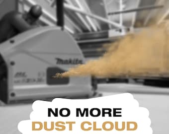 Makita Dust Cover for Arbor Hole on 18V LXT Track Saw - Improved Dust Collection