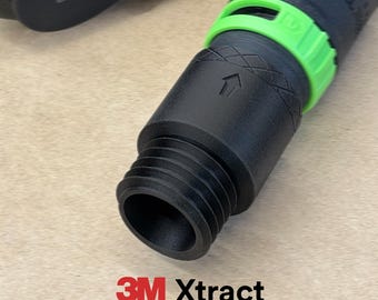 Festool 27mm to 3M Xtract Adaptor | Also fits SurfPrep, Uneeda, INDASA, AirVANTAGe