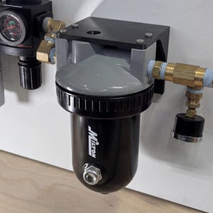 Milton Desiccant Air Dryer Wall Mount Bracket – Compressed Air Filter Support