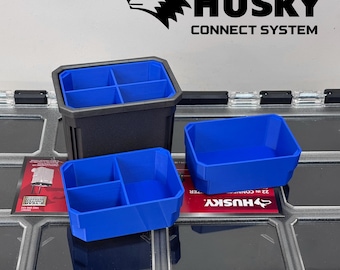 Husky Connect Organizer - Small Insert Nesting Cup Bins