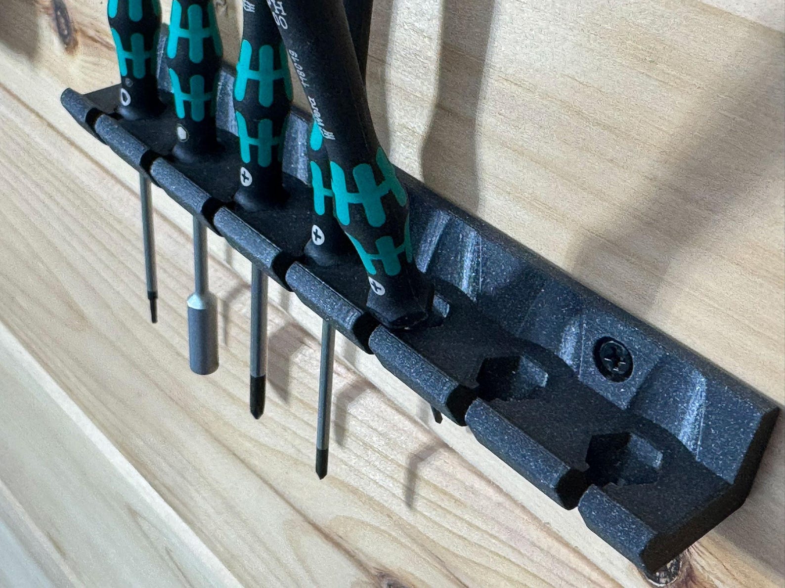 Wera Krafform Micro Screwdriver Wall Rack *perfect* Friction Fit ...