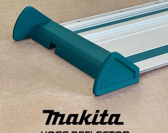 Dust Extractor Vacuum Hose Deflector + Slip On End Cap for Makita Track Saw Guide Rails