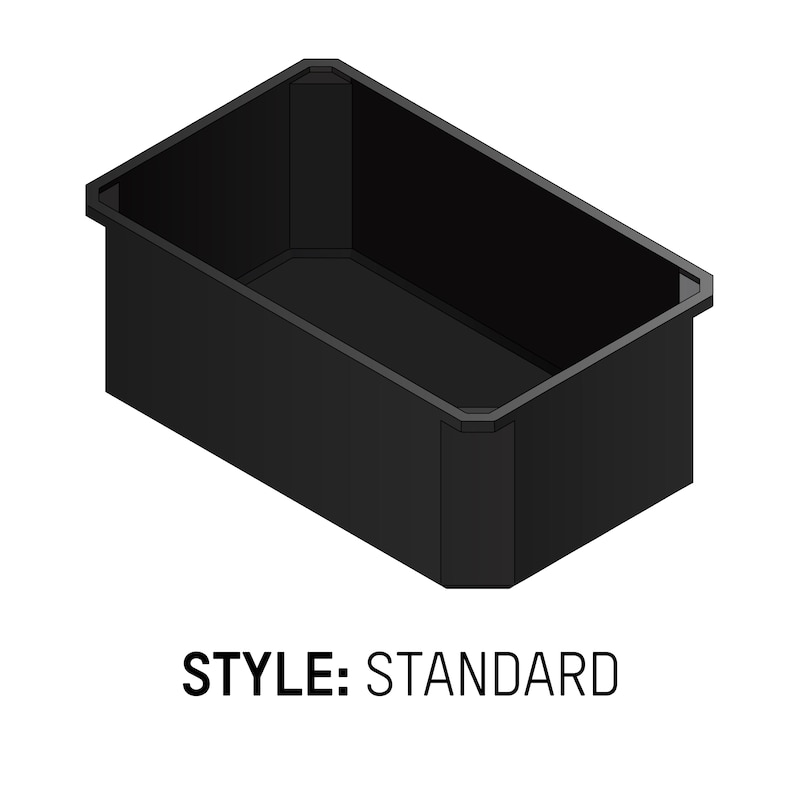 Accessory Bins - Nested Insert Bins for Ridgid Pro Gear System 2.0 Small Organizer Standard