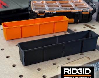 Four-Wide Replacement Bin - Ridgid Pro Gear System 10-Compartment Organizer