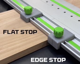 Locking End Stops for Festool Track Saw Guide Rail - Limit Stops