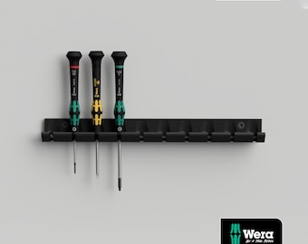 Wera Kraftform Micro Screwdriver Rack - 10 Slot Wall Mount