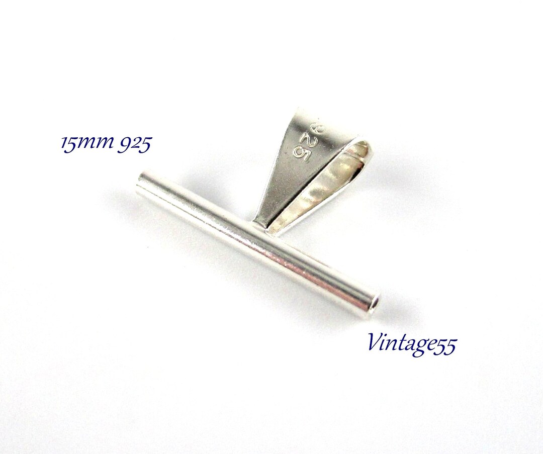 Sterling Brooch Converter Small 15mm Etsy