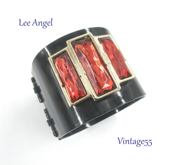 Bracelet Lee Angel Designer Art Deco Style Small - image 1