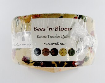 Moda Jelly Roll Bee's N Blooms by Kansas Trouble Quilters
