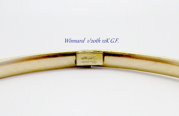 Bracelet Gold Filled Bangle by Winard 7 1/2" - image 4