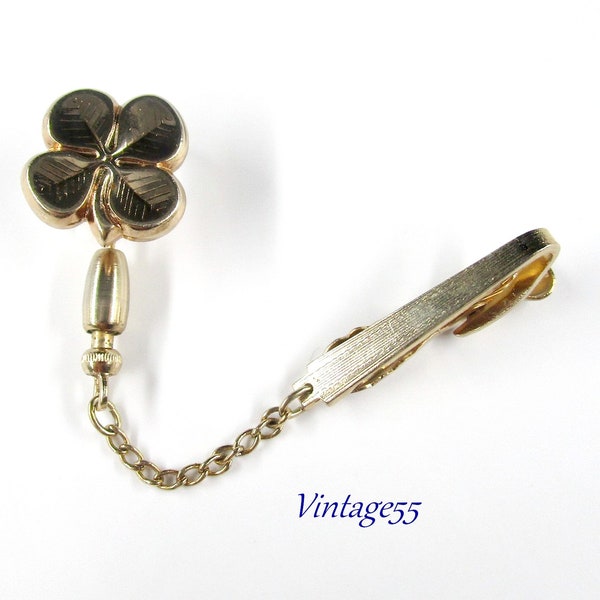 Shamrock Stick Pin Tie Clip by Hickok