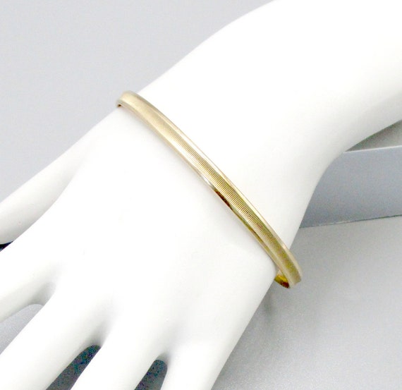 Bracelet Gold Filled Bangle by Winard 7 1/2" - image 1