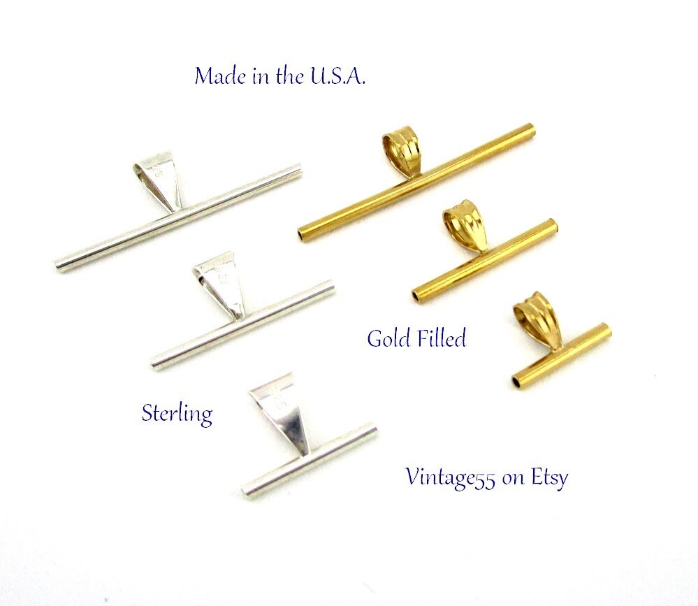 Brooch Converter Medium 22mm Sterling Etsy