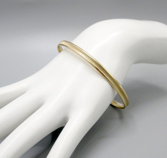 Bracelet Gold Filled Bangle by Winard 7 1/2" - image 5