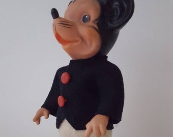 Brinquedo de corda vintage do Mickey Mouse / Mickey Mouse antigo / Mickey alemão dos anos 40 / brinquedo mecânico vintage