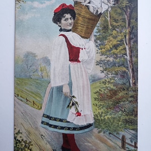 Carte postale antique pour bébés multiples / collage photo original des années 1900 / carte de bébé victorienne réelle et rare / Publié dans 1906 / Cadeau de fête de naissance