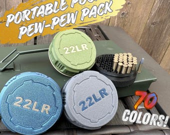 Miniaturowy krążek amunicyjny .22LR: kieszonkowy futerał na amunicję