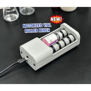 Motorisierter Rollenmischer für Fläschchen | USB-C | Geeignet für Fläschchen bis 72 mm