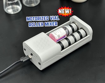 Motorized Vial Roller Mixer | USB-C | Fits Vials up to 72 mm