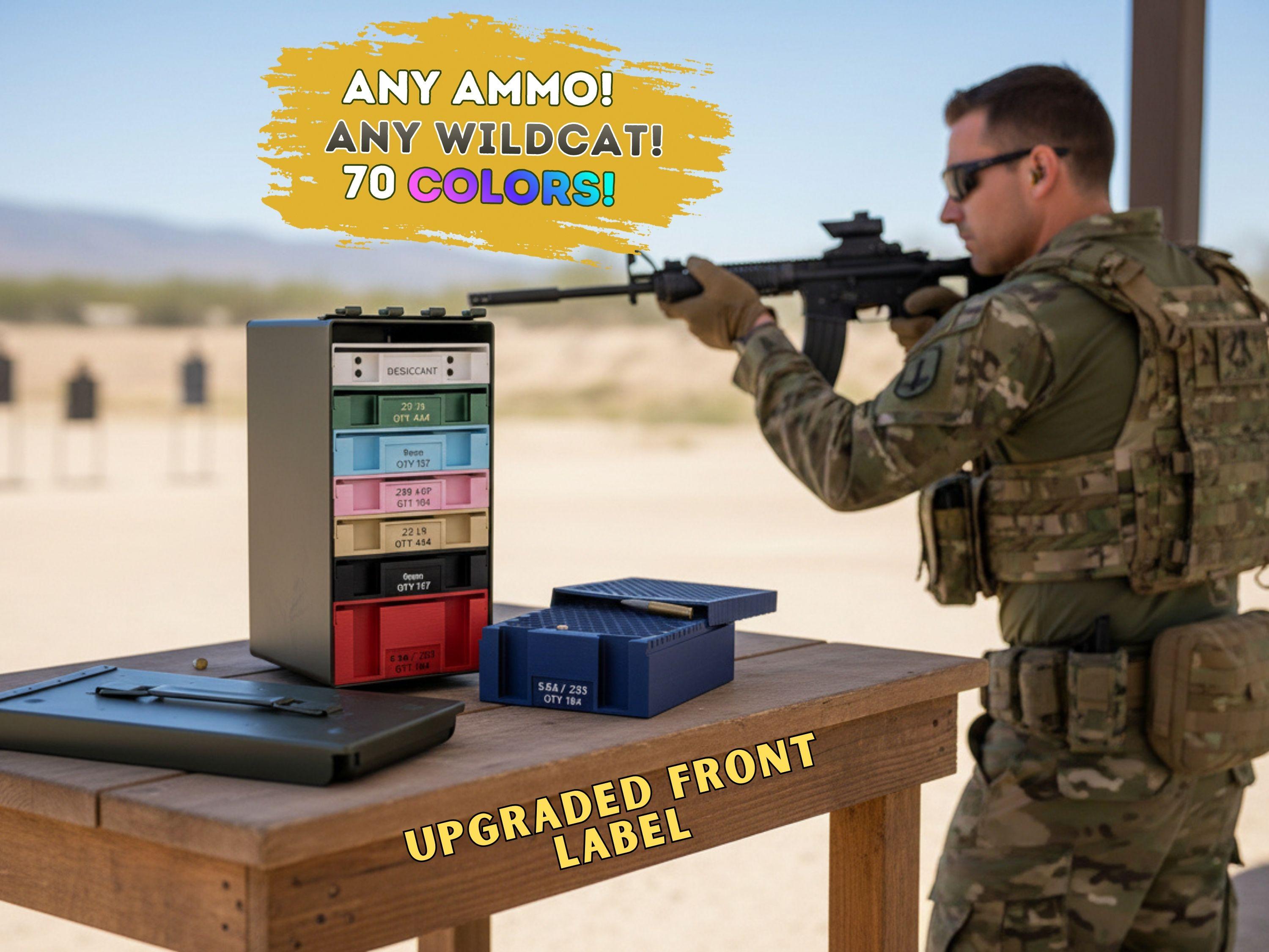 Ammo Organizer Tray - Range Rack PLUS for 50 Cal Ammo Can - Etsy
