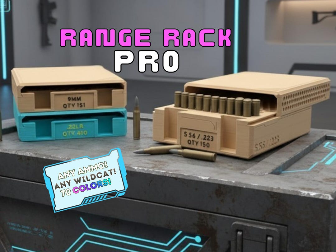 Ammo Organizer Tray - Range Rack PRO for 50 Cal Ammo Can - Etsy