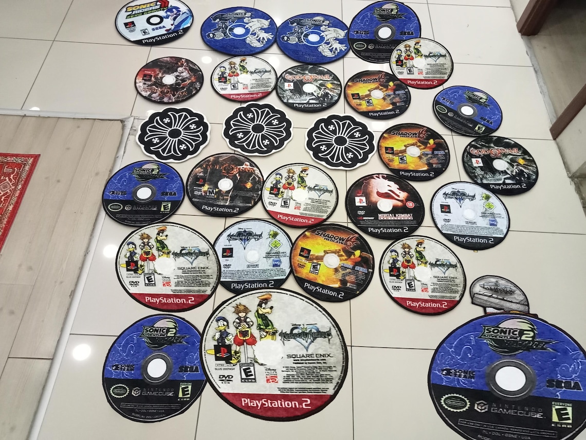 Gamecube Cd Rug Cd Rug, Video Game Room Rug, Personalized Game Rug, Popular Game Rug ...