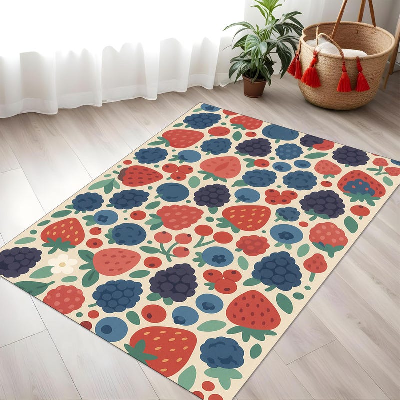 Fruit Rug - Etsy