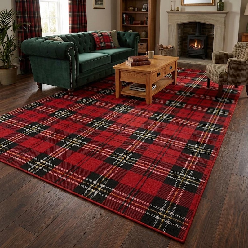 Stair Runner Rug Pattern Cabin Runner Rug 6 - Etsy UK