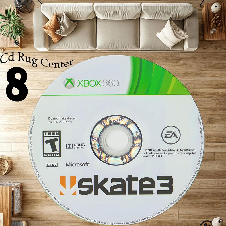 Mw2 Cd Rug Cd Rug, Video Game Room Rug, Personalized Game Rug, Popular Game Rug ...