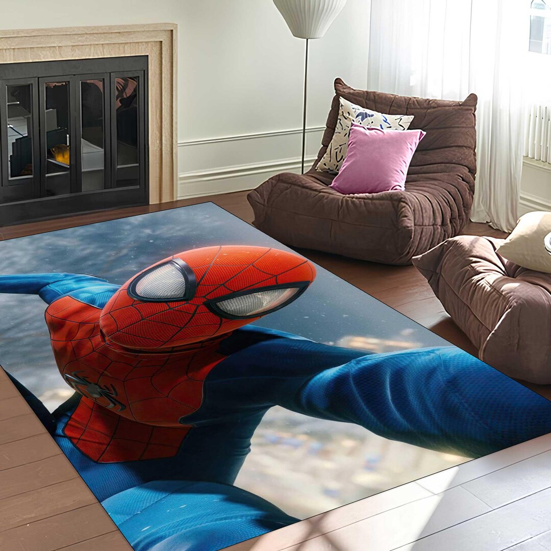 Spiderman, Spider Man Rug, Gift Rug, Superhero Rug, Fantastic Rug ...