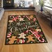 Christmas Eve Decor, Cute Gingerbread Rug, Christmas Area Rug, Merry ...