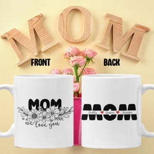 Personalized Mom Gift Mug, Butterfly Mug, Phrase Mug, 11oz Gift Mug, Mother&#39;s Day Mug