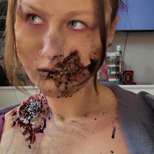 Zombie Mouth Prosthetic – Realistic Gore FX for Horror Makeup, Cosplay & Halloween