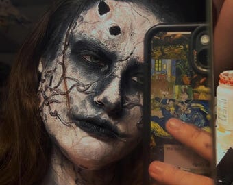 2-teiliges kleines Venen Prothetik Set - Realistische SFX für Make Up, Cosplay & Film