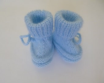 Baby Booties, Newborn Booties, Knitted Booties, FREE SHIPPING